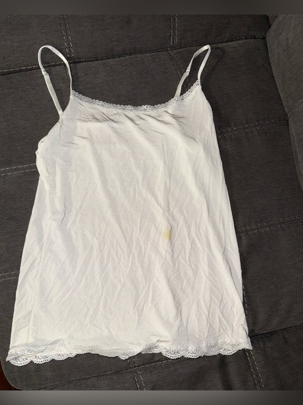 Jockey White Lace Trim Camisole
